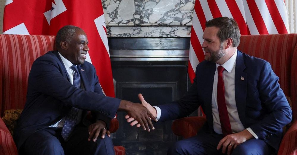 Vance says US, UK share same end goal in Gaza in meeting with British foreign secretary
