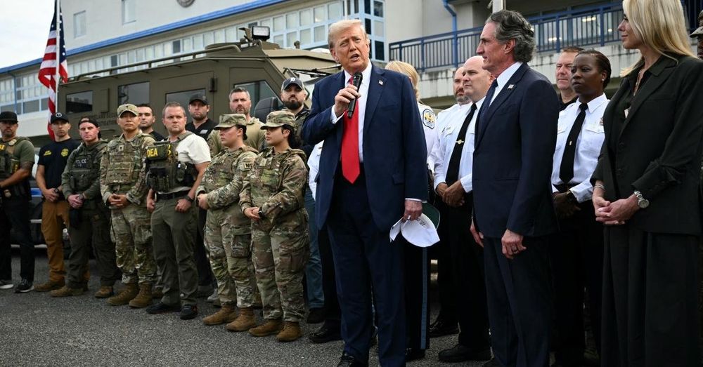 Watch Live: Trump patrols with the National Guard in Washington D.C.