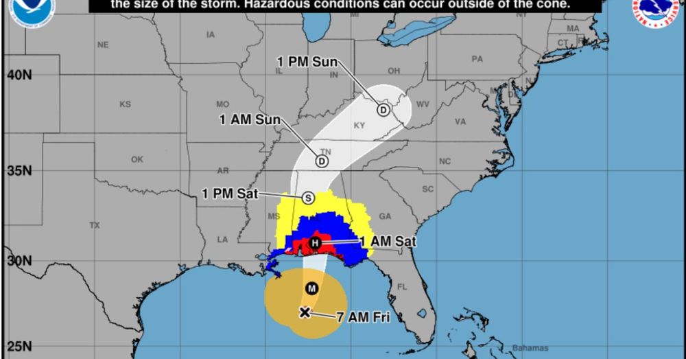 Isaias strengthens to Category 3 hurricane, to make landfall on Gulf Coast by nightfall, Sat morning