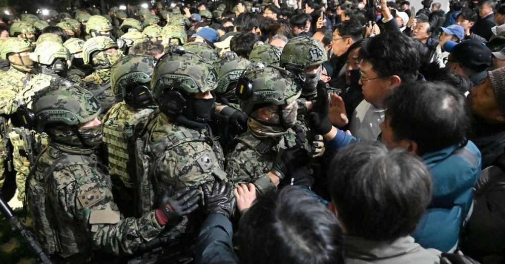 Protests form outside South Korea parliament after martial law declared