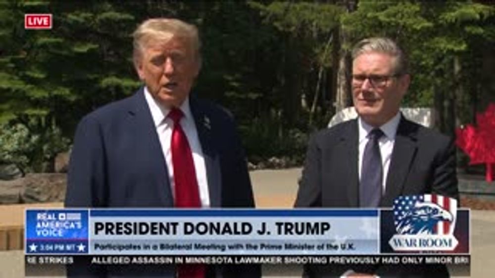 TRUMP AND STARMER ON IRAN'S NUCLEAR PROGRAM