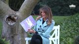 White House Easter Egg Roll: Reading Nook with First Lady Melania Trump