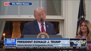 TRUMP PRAISES FAMILIES WHO ENDURE “FAKE NEWS” ATTACKS