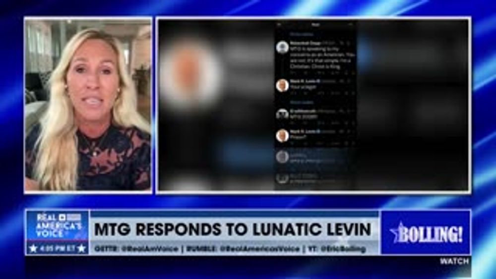MTG RESPONDS TO LUNATIC LEVIN