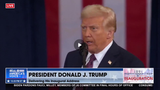 PRESIDENT TRUMP CONCLUDES INAUGURATION SPEECH