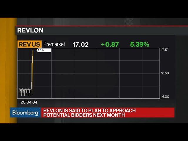 Revlon to Approach Potential Bidders as It Looks for a Buyer