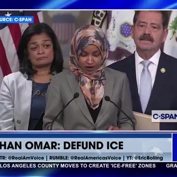 ILHAN OMAR CALLS TO DEFUND ICE