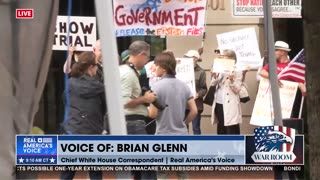 BRIAN GLENN: OUTSIDE FEDERAL COURTHOUSE