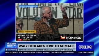 WALZ DECLARES LOVE TO SOMALIS