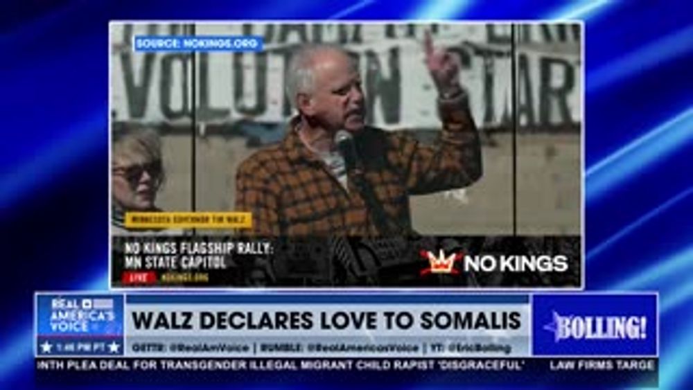 WALZ DECLARES LOVE TO SOMALIS