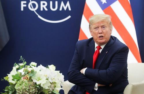 Trump Touts Trade at Davos Amid Impeachment Trial