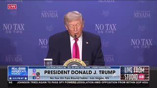 POTUS PARTICIPATES IN A NO TAX ON TIPS ROUND TABLE