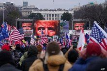 Trump supporters participate in a rally in Washington, Jan. 6, 2021. 