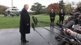 President Trump Delivers a Statement Upon Departure