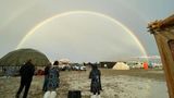 Around 70,000 Burning Man attendees remain stuck following heavy rains as one death reported