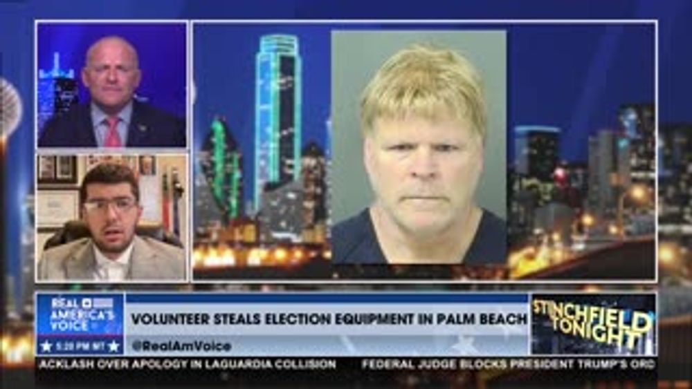 VOLUNTEER STEALS ELECTION EQUIPMENT IN PALM BEACH