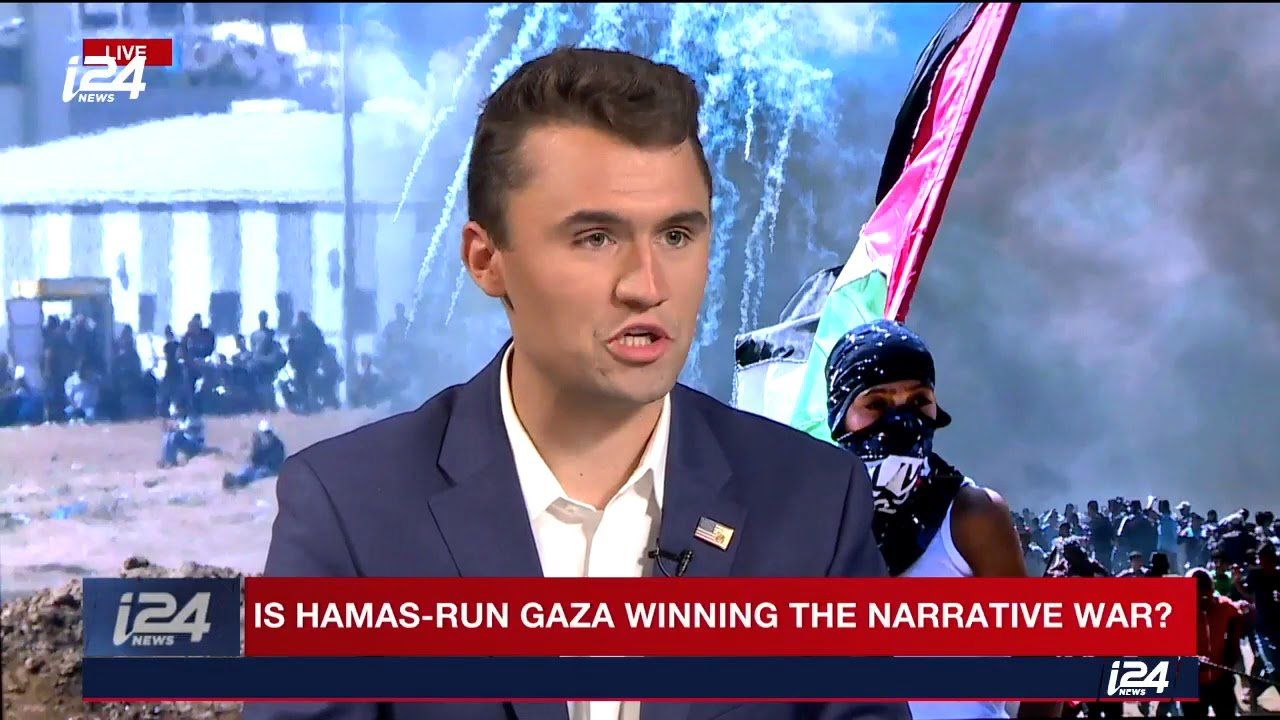 Charlie Kirk Joins Israel’s 24 Hour News To Discuss The Israeli-Palestinian Conflict