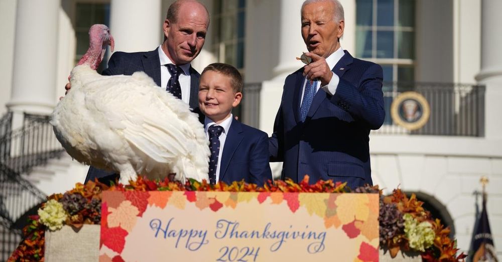 Biden pardons final Thanksgiving turkeys of his presidency