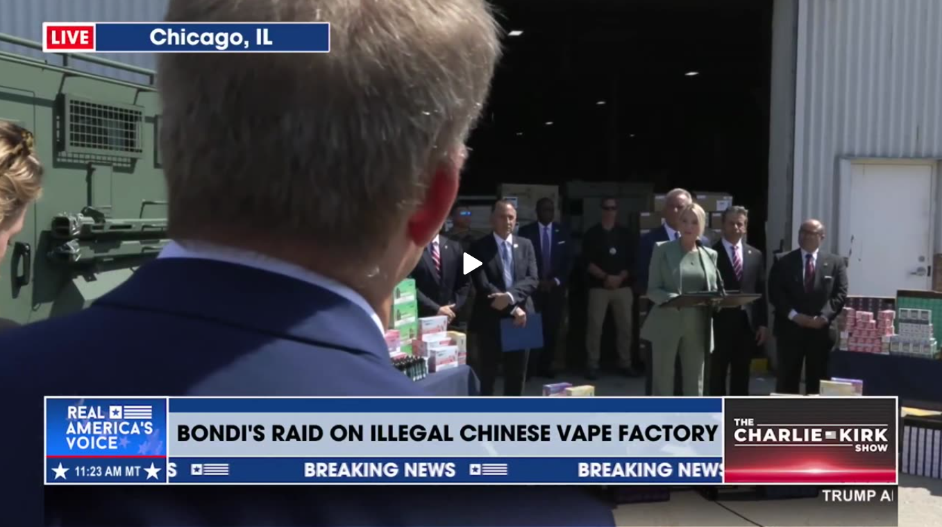 HAPPENING NOW: Illegal Vapes Seized Nationwide