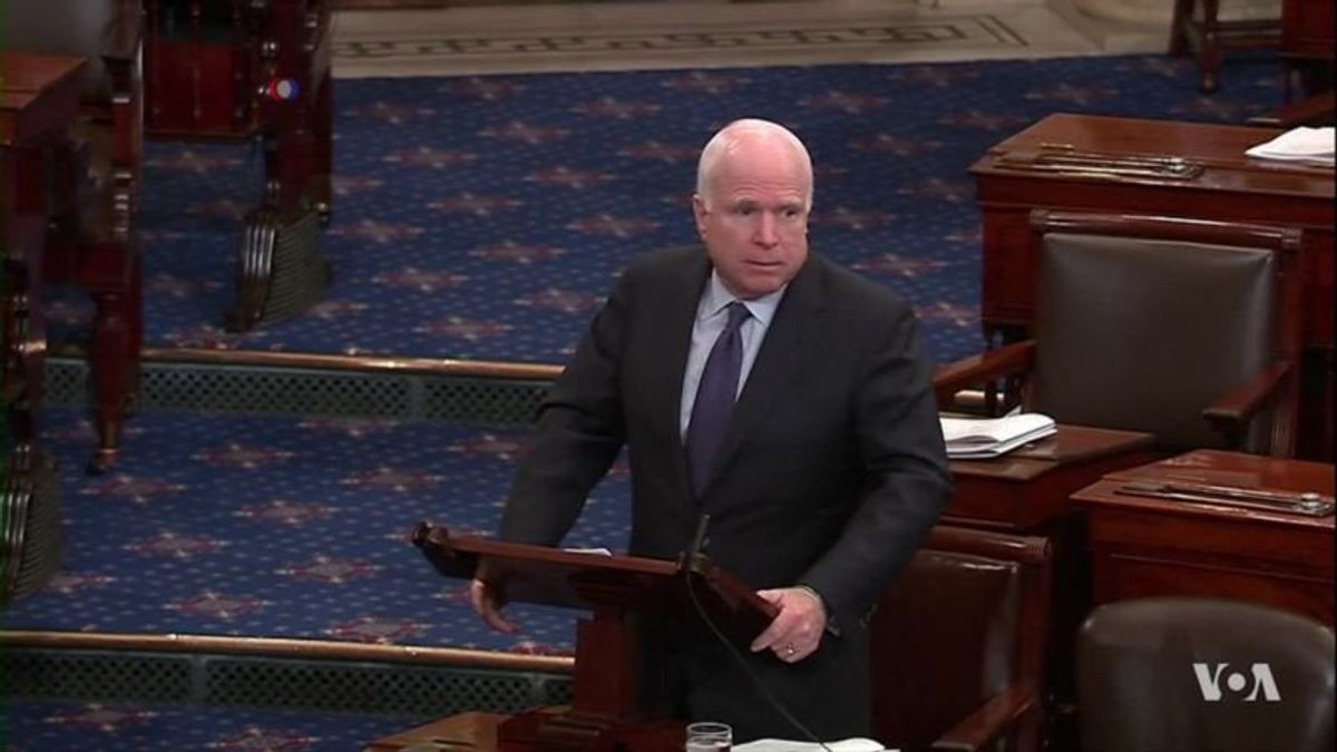 US Senator John McCain, Statesman and War Hero, Dies