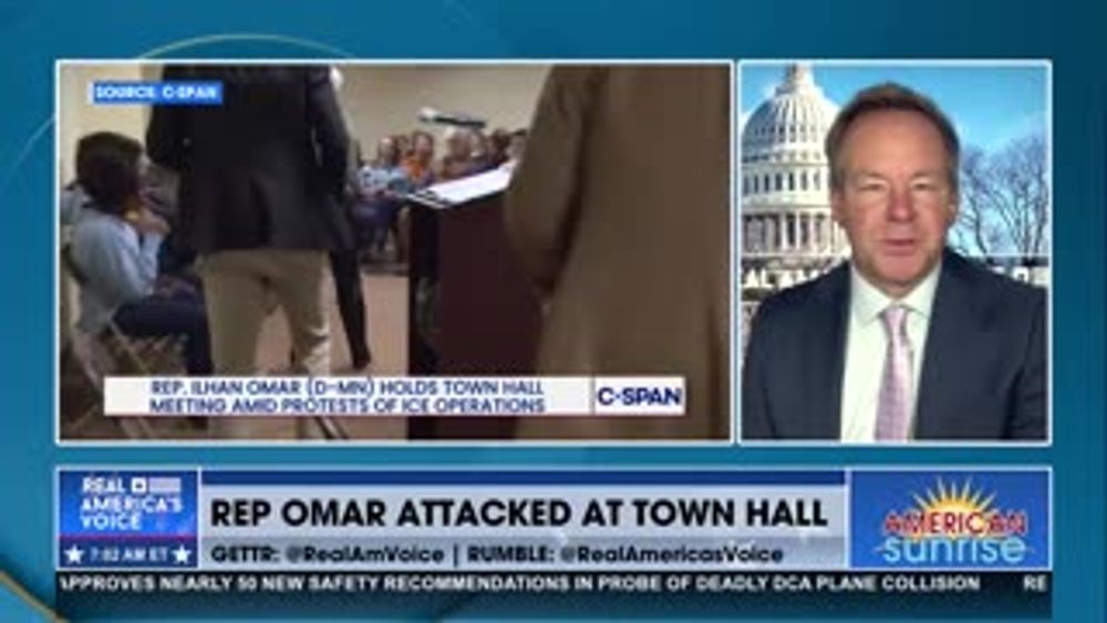 REP OMAR ATTACKED AT TOWN HALL