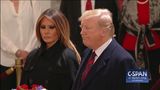 President Trump & First Lady Melania Trump pay respects to President George H.W. Bush (C-SPAN)