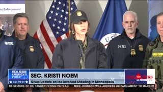 SEC. NOEM CALLS ICE ATTACK “DOMESTIC TERRORISM”