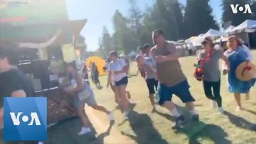 People Flee Following Shooting at California Garlic Festival