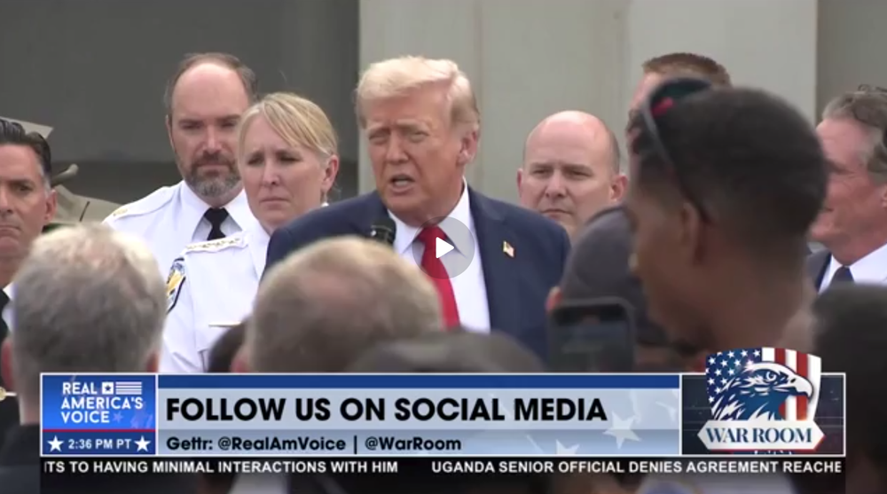 TRUMP RECEIVING MANY THANKS FOR CLEANING UP D.C.