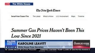 AMERICANS ARE PAYING MUCH CHEAPER FOR GASOLINE ER.