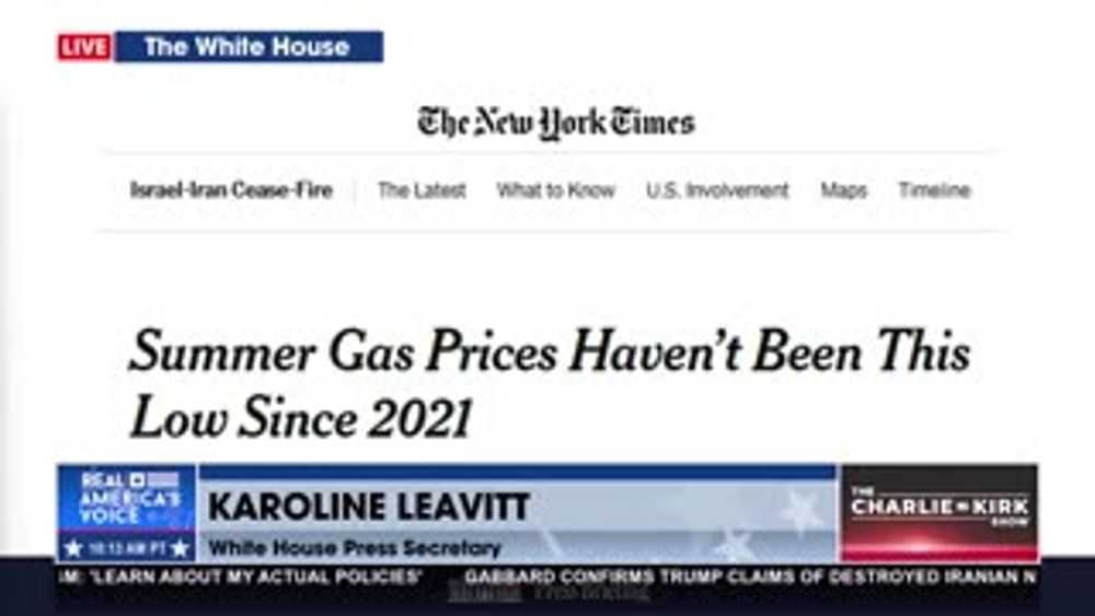 AMERICANS ARE PAYING MUCH CHEAPER FOR GASOLINE ER.