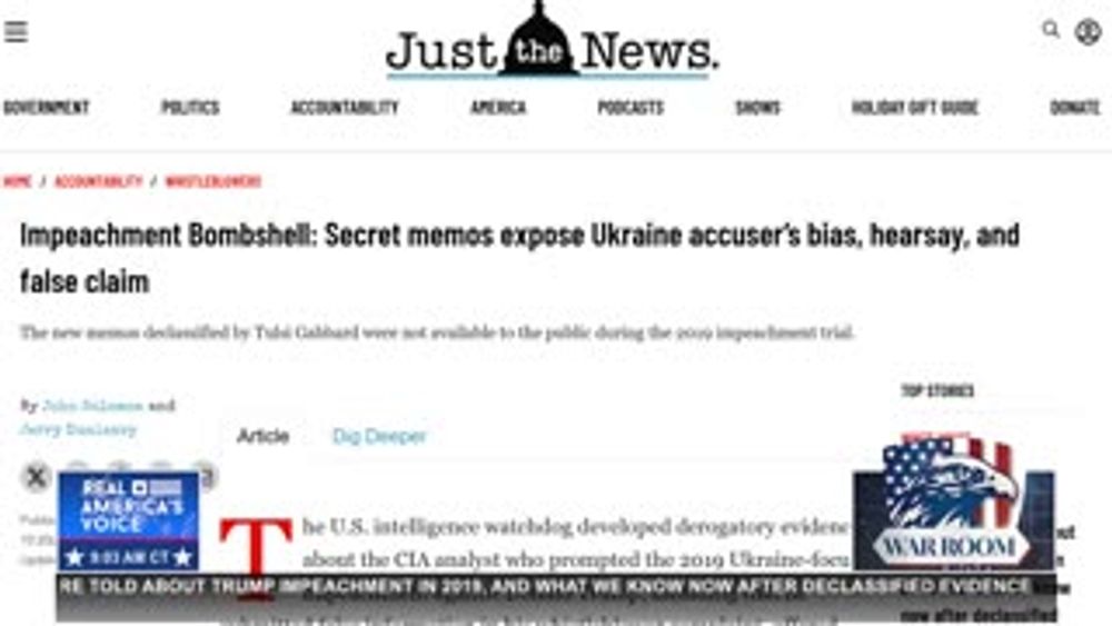 BOMBSHELL: UKRAINE IMPEACHMENT HOAX EXPOSED
