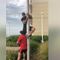 The U.S. flag needed to be fixed at the Navy SEAL monument