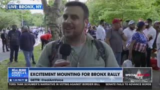 Brian Engelman Reports on Protestors Outside Bronx Trump Rally