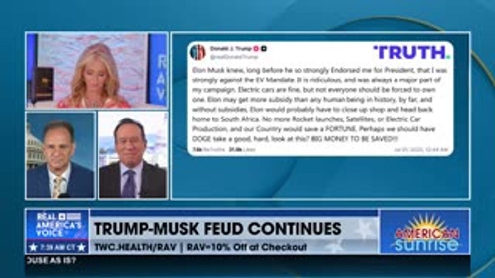 TRUMP-MUSK FEUD ESCALATES... AGAIN