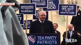 Protesters swarm Supreme Court ahead of Obamacare arguments