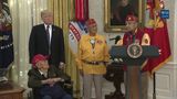 President Trump Hosts an Event Honoring the Native American Code Talkers