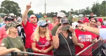 Ben Bergquam Captures Passionate Trump Rally Attendees