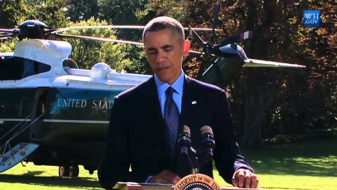 President Obama speaks on airstrikes against Islamic State