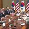President Trump Participates in a Meet and Greet with US and Republic of Korea Service Members