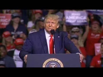 Trump Rally Tulsa OK Protesters and CNN