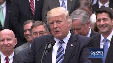 President Trump statement on House passage of American Health Care Act (C-SPAN)