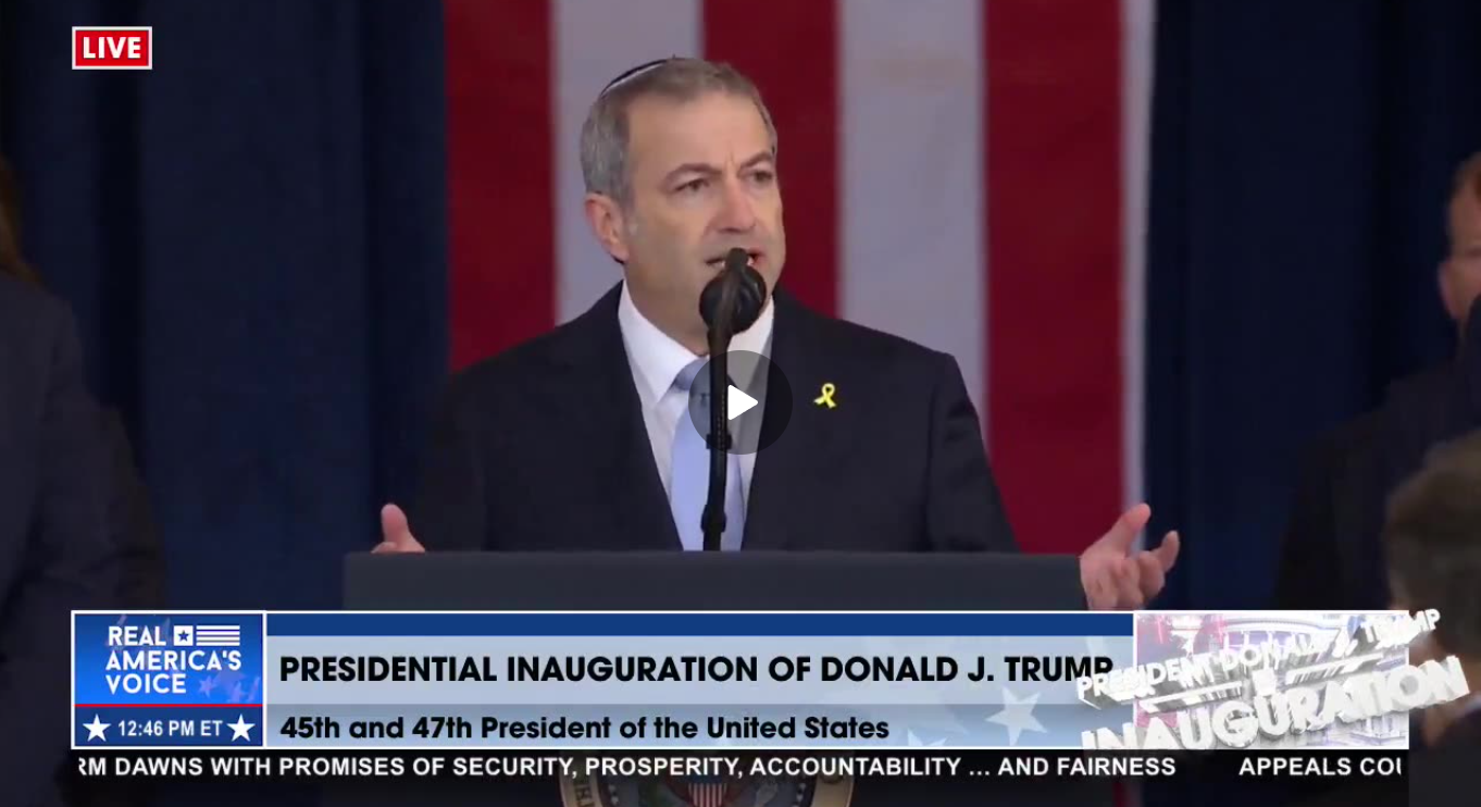 RABBI ARI BERMAN PRAYING OVER PRESIDENT TRUMP AND OUR NATION!