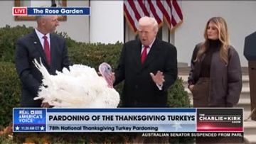POTUS PARDONS TURKEYS