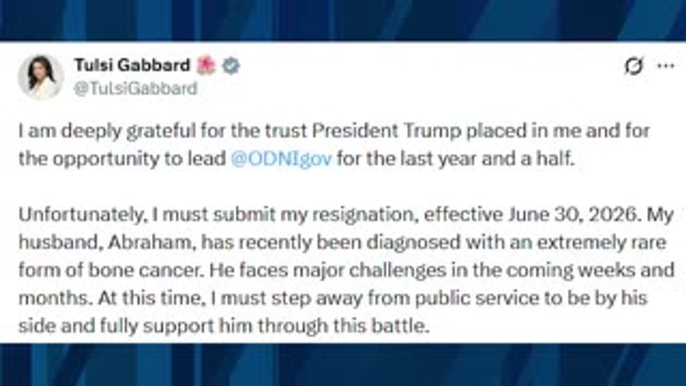 POSOBIEC: TULSI GABBARD WAS ONE OF THE FIRST TO CALL OUT ISIS