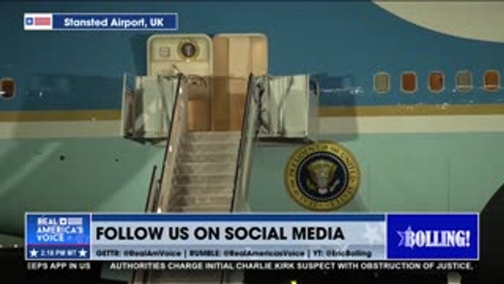 BRIAN GLENN TRAVELS WITH POTUS ON AIR FORCE ONE TO ENGLAND