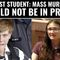 Socialist Student: Mass Murderers Should NOT Be In Prison