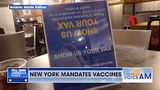 Uneven enforcement of NYC vaccine mandate invites lawsuit and Times Square protest.