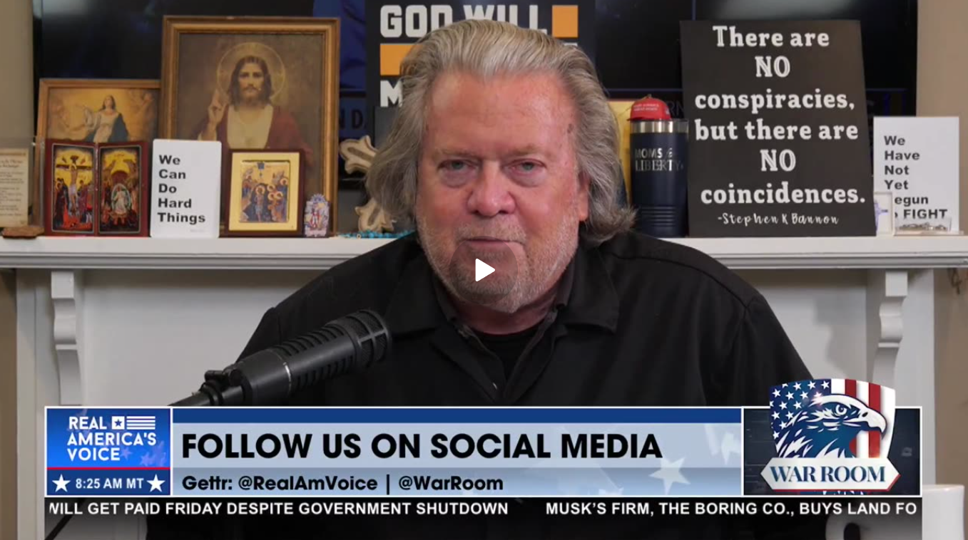 BANNON: “IT’S TIME TO PLAY SMASH MOUTH”