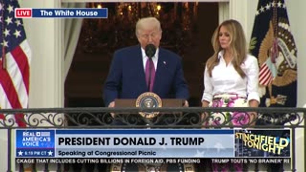 TRUMP SPEAKS AT THE CONGRESSIONAL PICNIC